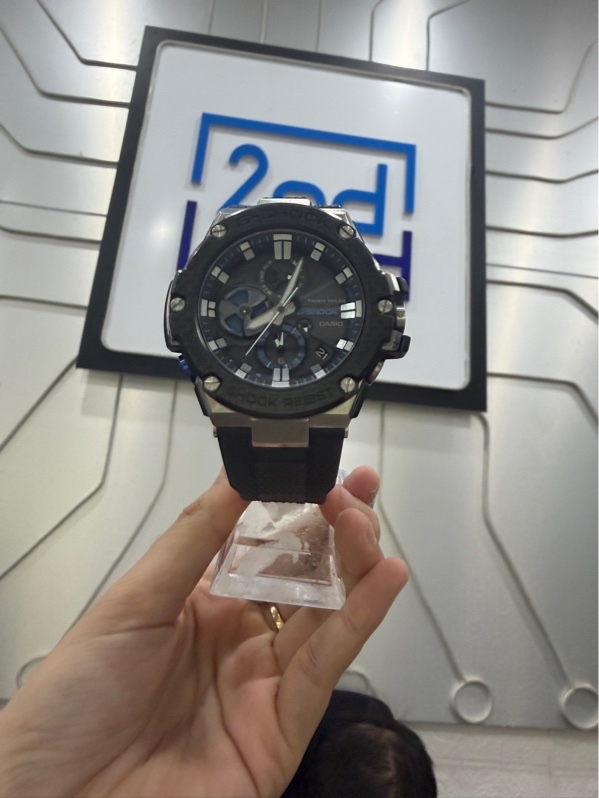 Đồng hồ Casio G-Shock G-Steel GTS-B100 - Màu đen bạc - Ngoại hình: 98% - Lỗi Bluetooth - Body