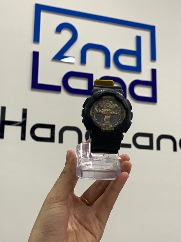 Đồng hồ Casio G-shock GA-100BY - Màu đen - Ngoại hình: 98% - Box