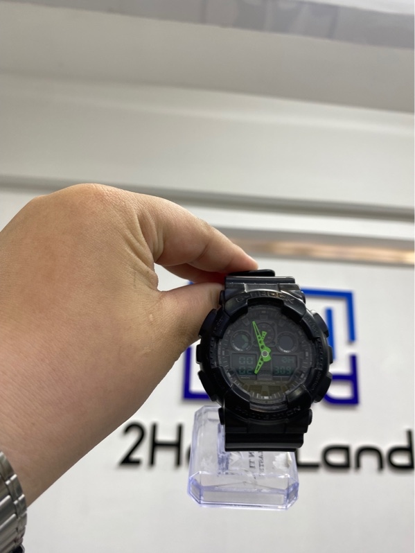 Đồng hồ Casio G-Shock GA-100C-1A3 - 51mm - Màu đen - Ngoại hình 97.5% - Body