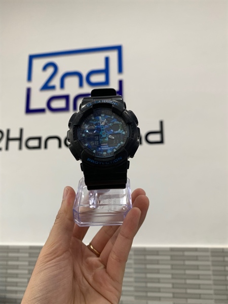 Đồng hồ Casio G-shock GA-100CB - Màu đen - Ngoại hình: 97% - Trầy kính - Body
