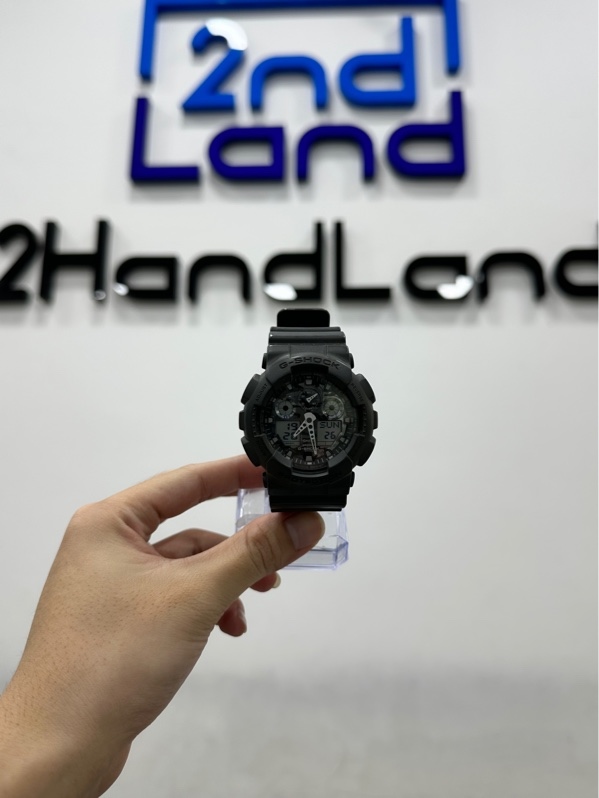 Đồng hồ Casio G-Shock GA-100CF-8ADR - 51.2 mm - Màu đen - Ngoại hình 97% - Kèm box