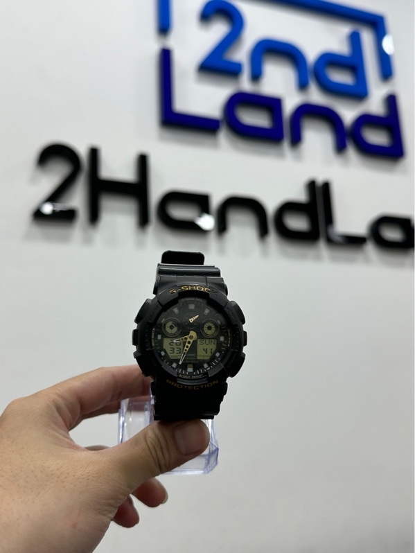 Đồng hồ Casio G-Shock GA-100GBX - 51mm - Màu đen - Ngoại hình 97% - Body