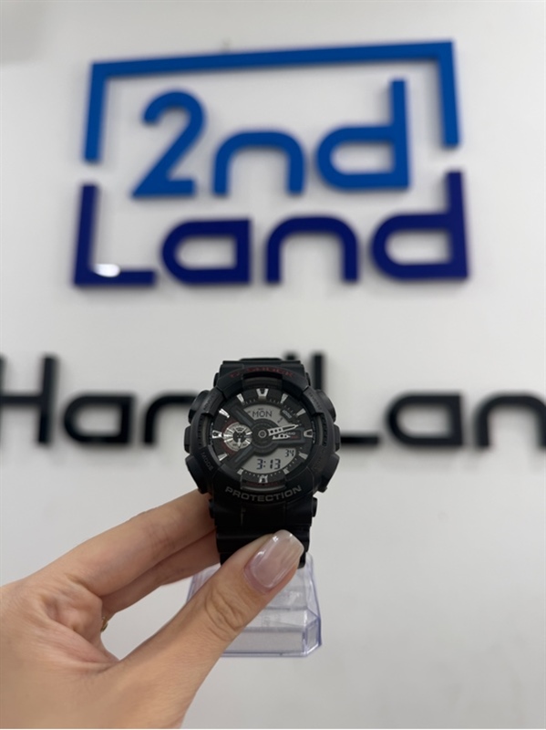 Đồng hồ Casio G-shock GA-110-1A - Màu đen - Ngoại hình 98% - Dây mòn - Body