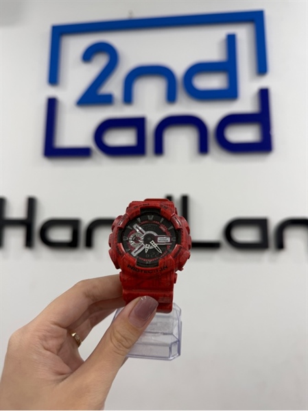 Đồng hồ Casio G-shock GA-110SL-4A - Màu đỏ - Ngoại hình 97% - Kính trầy - Body