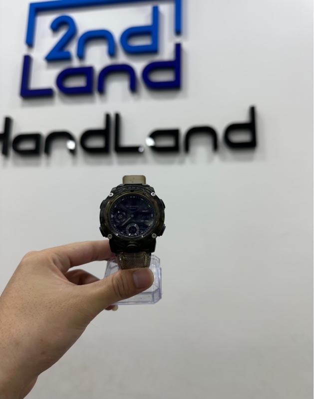 Đồng hồ Casio G-Shock GA-2000 - 51.2mm - Màu xanh trong suốt - Ngoại hình 97% - Body