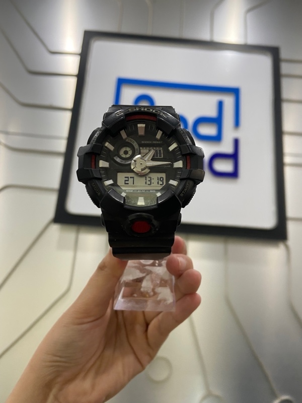 Đồng hồ CASIO G-SHOCK GA-700-1A - 53mm - Màu đen - Ngoại hình: 97% - Kèm Box