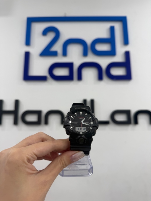 Đồng hồ Casio G-shock GA-800-1A - Màu đen - Ngoại hình 97% - viền trầy mòn nhựa nhẹ , kính trầy xước - Body