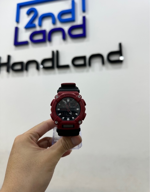 Đồng hồ Casio G-Shock GA-900-4A - 52.8x49.5mm - Màu đỏ - Ngoại hình 97% - Body