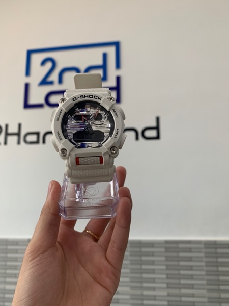 Đồng hồ Casio G-shock GA-900AS - Màu trắng - Ngoại hình: 98% - Box