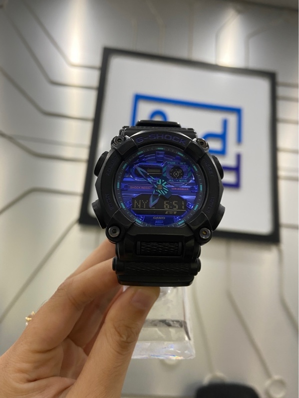 Đồng hồ Casio G-Shock GA-900VB-1A - Màu đen - Ngoại hình: 97% - Kèm Box