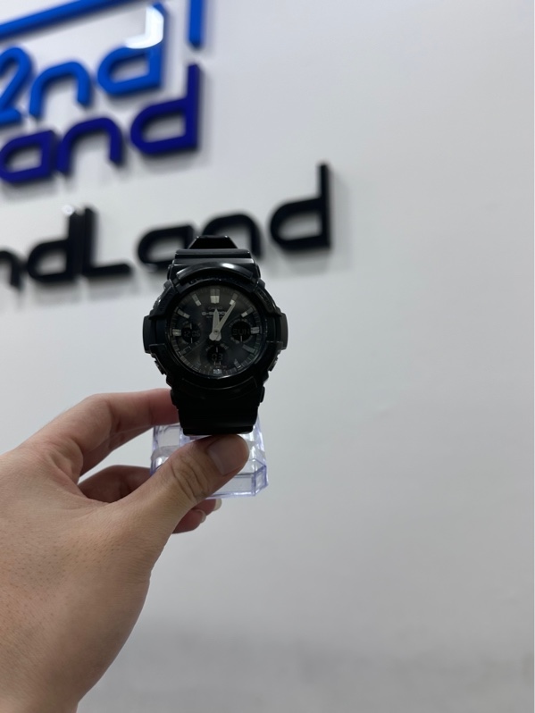 Đồng Hồ CASIO G-SHOCK GAS-100B-1A - 55.1 × 52.5mm - Màu đen - Ngoại hình 97% - Kèm box