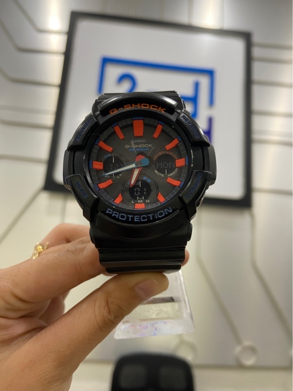 Đồng hồ Casio G-shock GAS-100CT-1A - Màu đen - Ngoại hình: 97% - Body