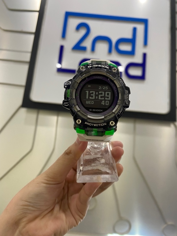 Đồng hồ Casio G-Shock GBD 100SM 1A7DR - Màu xám đen xanh - Ngoại hình: 97% - Kèm Box