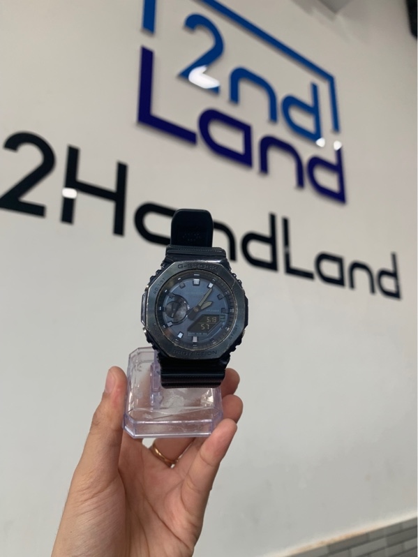 Đồng hồ CASIO G-SHOCK GM-2100N - 44mm - Màu xanh dương - Ngoại hình: 96% - Khung + mặt trầy - Body