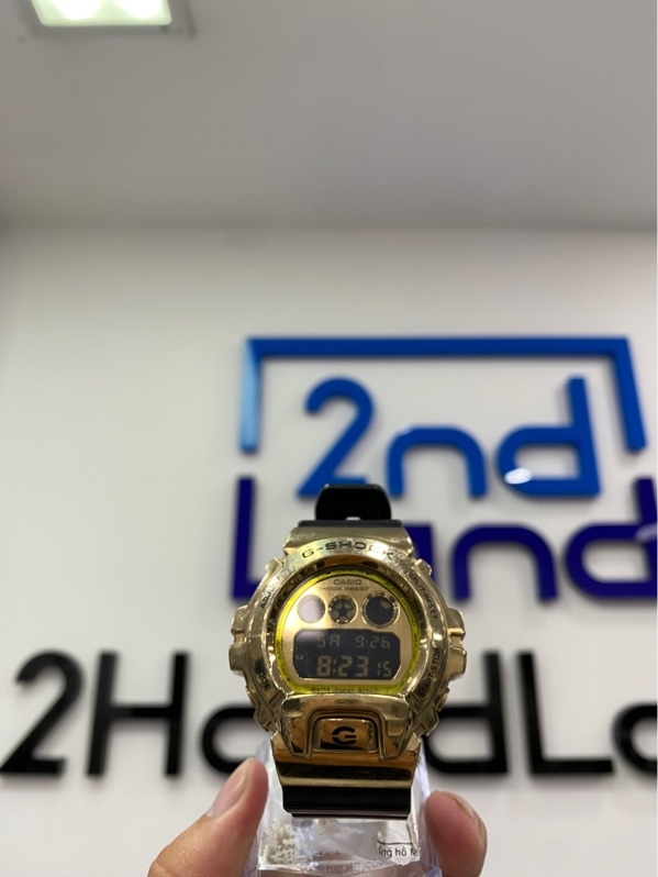 Đồng hồ Casio G-Shock GM-6900G - Màu vàng - Ngoại hình: 97% - Trầy xước - Body