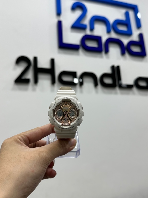Đồng hồ Casio G-Shock GMA-S120MF-7A2 - 46mm - Màu kem - Ngoại hình 97% - Body