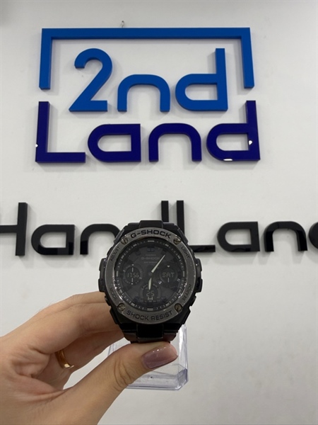 Đồng hồ Casio G-Shock GST-S110BD - Màu đen - Ngoại hình 96% - Kính xước , viền trầy , dây trầy , mất đèn - Body