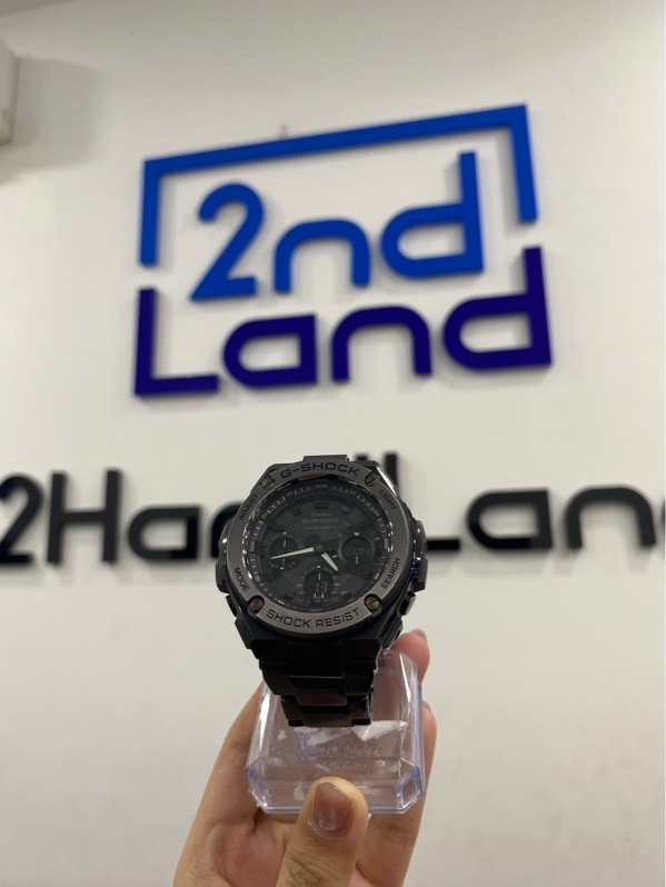 Đồng hồ Casio G-shock GST-W110BD-1BJF - Màu xám - Ngoại hình 98% - Dây trầy - Kèm Box