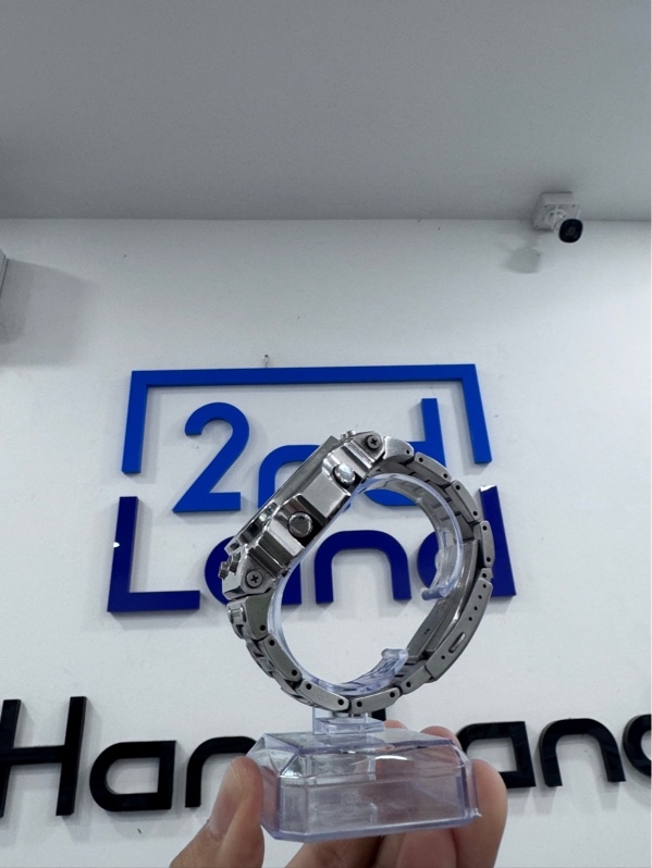 Đồng hồ Casio G-Shock GX-56BB-1 - Độ vỏ kim loại - Màu bạc - Ngoại hình 97% - Viền trầy xước, dây xước - Body