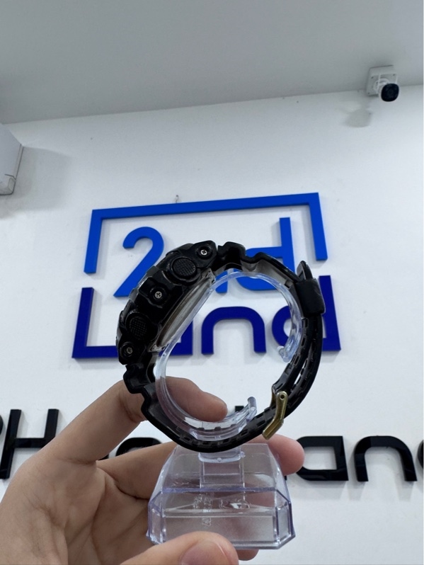 Đồng hồ Casio GA-710GB-1ADR WinnerX - Màu đen - Ngoại hình 96% - Nhựa mòn, viền trầy, dây nhựa tróc sơn - Body