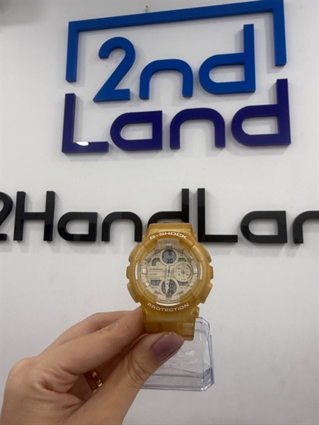 Đồng hồ Casio GMA-S140NC-5A1DR - Màu vàng - Ngoại hình 97% - Dây đổi màu - Body