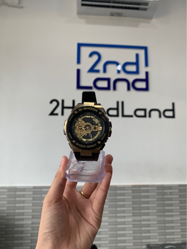 Đồng hồ Casio Gshock GST-400G - Màu đen vàng - Ngoại hình: 98% - Box