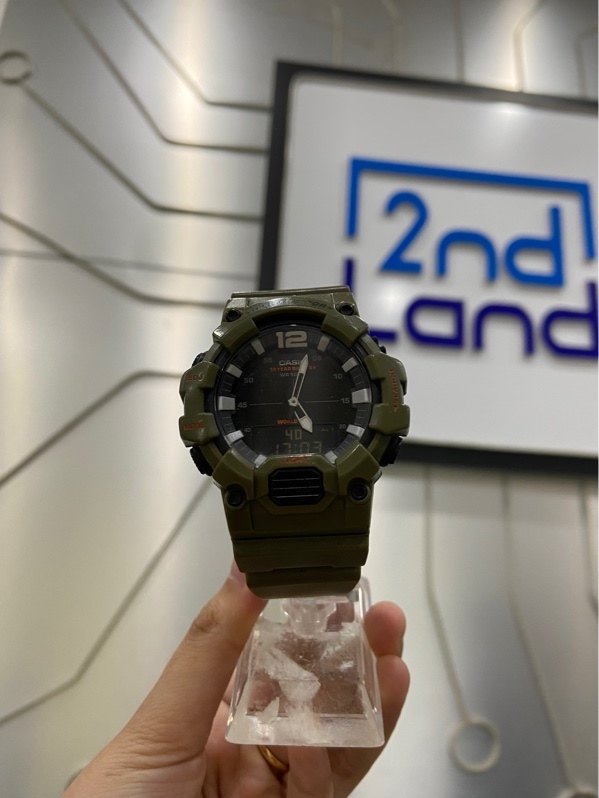 Đồng Hồ Casio HDC-700-3A2VDF - 48mm - Màu xanh - Xước mặt + thân - Body