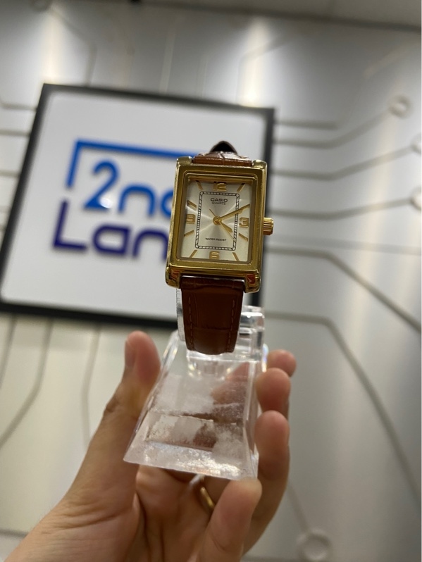 Đồng hồ Casio LTP-1234GLL-7ADF - Màu vàng - Ngoại hình: 97.5% - Xước dăm nhiều - Body