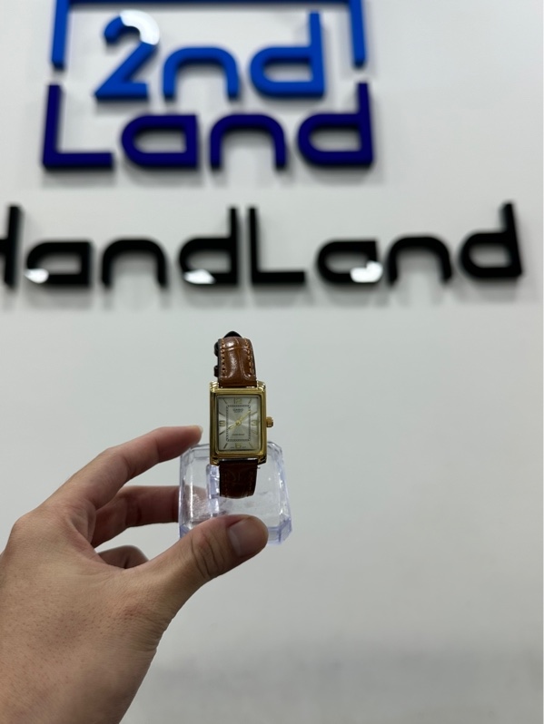 Đồng hồ Casio LTP-1234PGL-7A Mặt chữ nhật - 25 x 20mm - Màu trắng vàng - Ngoại hình 98% - Body