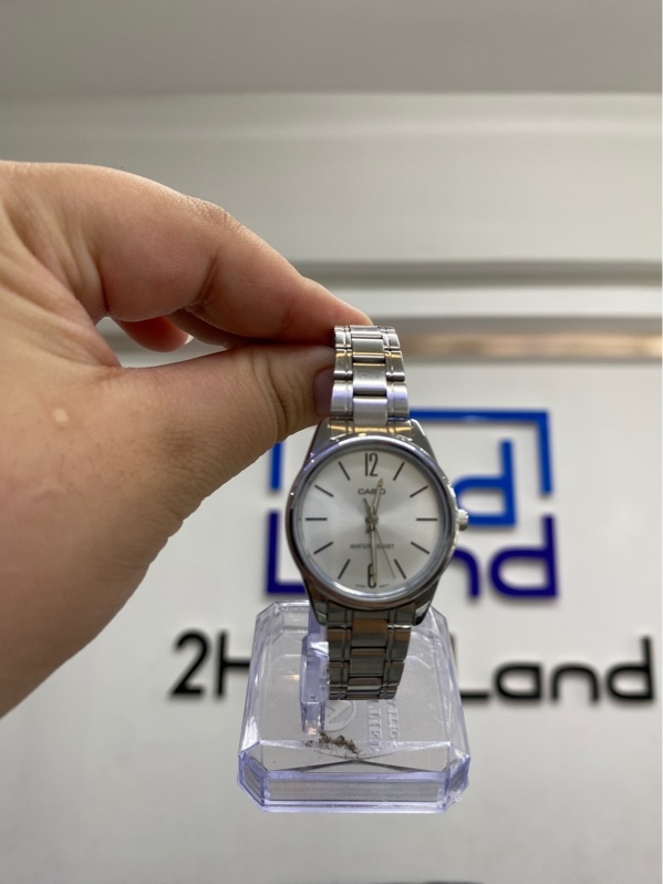 Đồng hồ Casio LTP-V005D-7BUDF 28.2 - 28 mm - Màu bạc - Ngoại hình 98% - Body