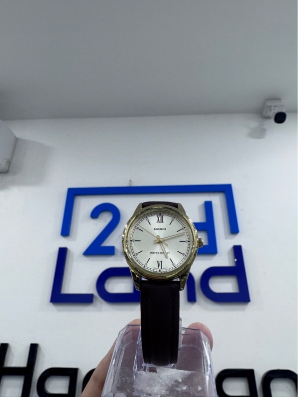 Đồng hồ Casio LTP-V005GL - Màu vàng - Ngoại hình 97% - Viền trầy xước - Body