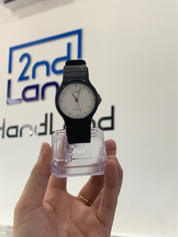 Đồng hồ Casio MQ-24-7ELDF - Màu đen - Ngoại hình: 97% - Trầy kính - Body