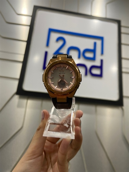 Đồng hồ Casio MSG-S200G-1A - Size 38mm - Màu đen vàng trắng - Ngoại hình: 97% - Kèm Box