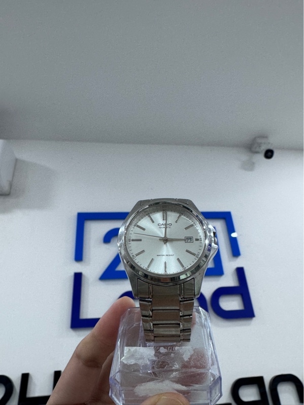 Đồng hồ Casio MTP-1183 - Màu bạc - Ngoại hình 98% - Xước nhẹ phần dây - Body