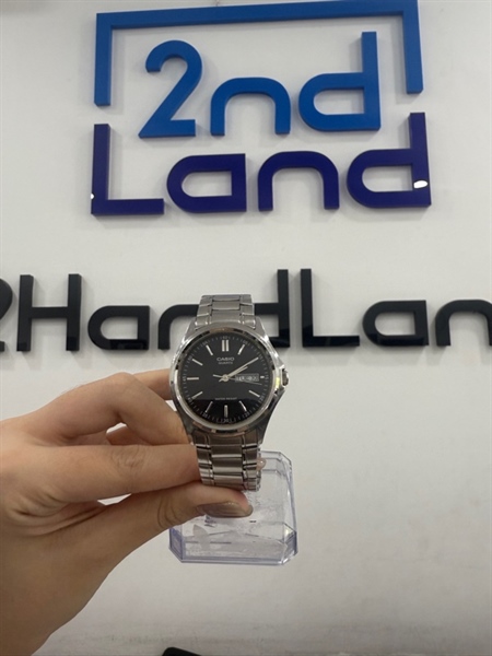 Đồng hồ Casio MTP-1239D-1A - Màu bạc - Ngoại hình 98% - Dây xước nhẹ - Body