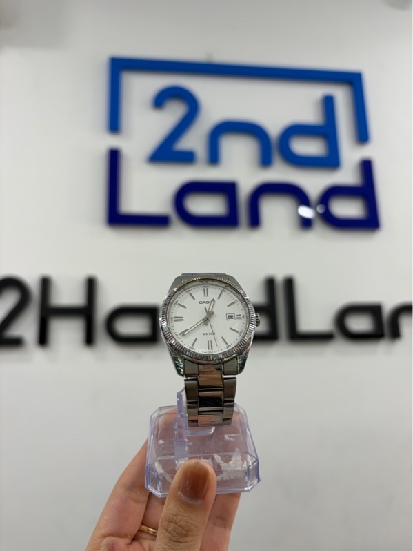 Đồng hồ Casio MTP-1302D-7A1VDF - Màu bạc - Ngoại hình 97% - dây trầy, kính trầy - Body