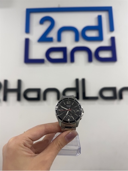 Đồng hồ Casio MTP-1374D-1AV - Màu bạc - Ngoại hình 98% - Body