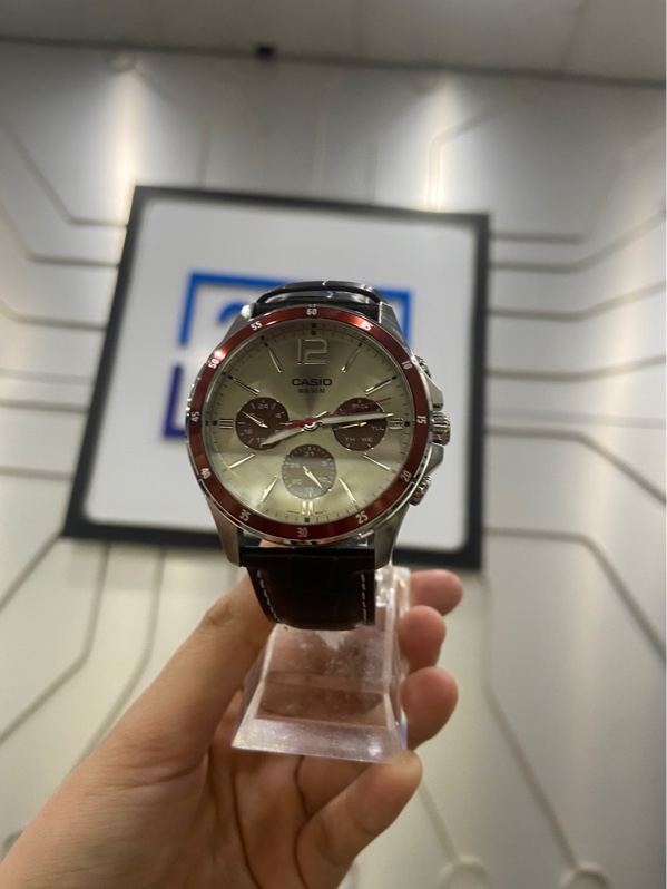 Đồng hồ Casio MTP-1374L-7A1VDF - Màu bạc - Ngoại hình: 97.5% - Kèm Box