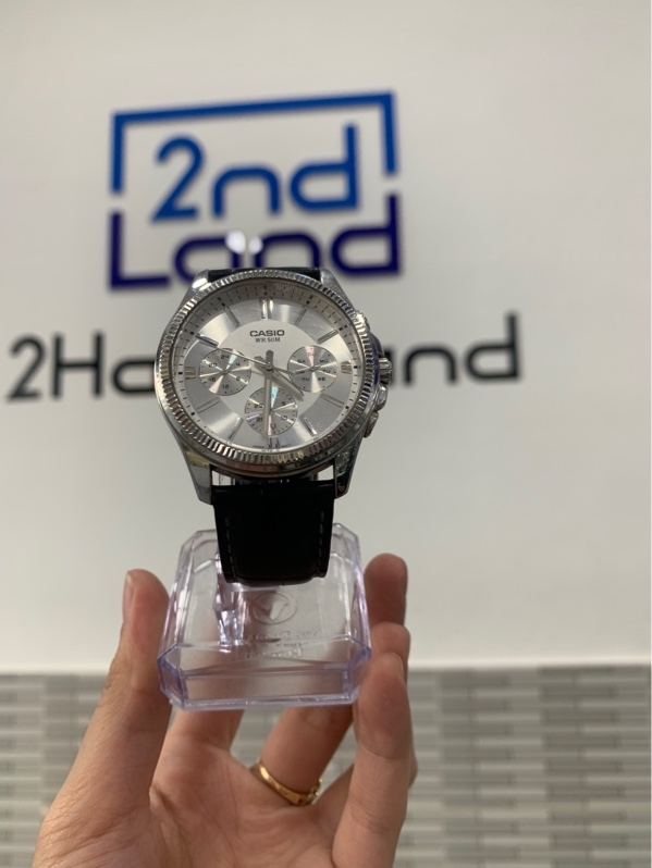 Đồng hồ Casio MTP-1375 - Màu bạc - Ngoại hình: 97%- Body