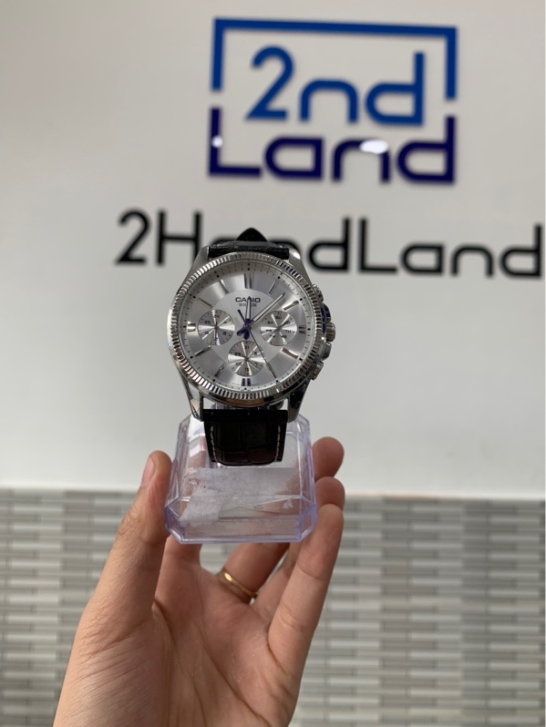 Đồng hồ Casio MTP 1375 - Màu trắng - Ngoại hình: 98% - Box