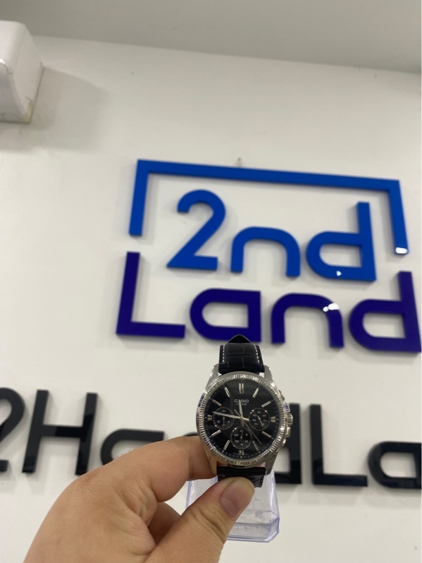 Đồng hồ Casio MTP 1375L 1ADVF - Màu bạc - Ngoại hình 98% - Kèm box