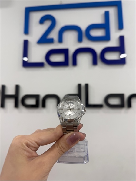 Đồng hồ Casio MTP-1381D-7AVDF - Màu bạc - Ngoại hình 97% viền trầy nhẹ , dây trầy , màn trầy 1 đường dài - Body