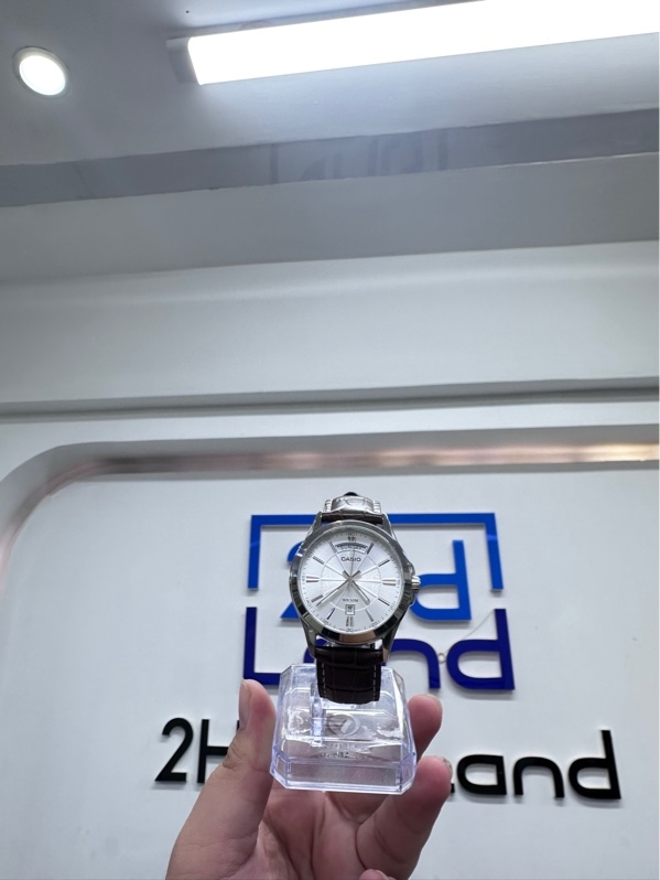 Đồng hồ Casio MTP-1381L-7AVDF - 40mm - Màu bạc - Ngoại hình 98.5% - Kèm box