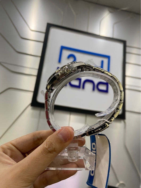 Đồng hồ Casio MTP-1384 - Màu bạc - Chưa sử dụng - Kèm Box