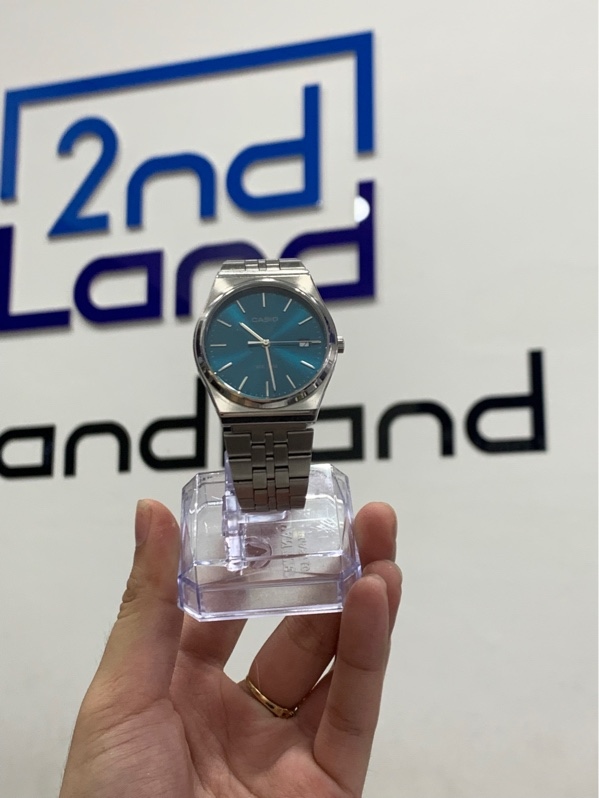 Đồng hồ Casio MTP-B145 - 38mm - Màu xanh - Ngoại hình: 98% - Body