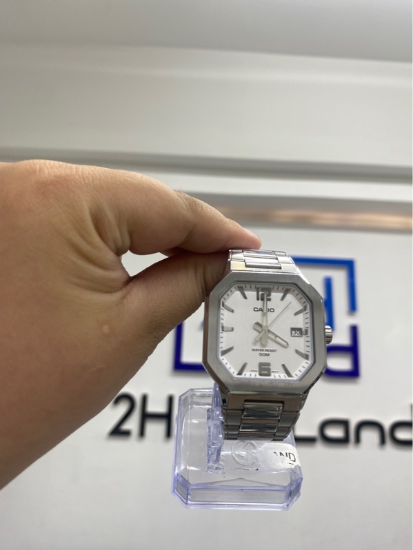 Đồng hồ Casio MTP-B195D-7AVDF - 38mm - Màu bạc - Ngoại hình 97.5% - Body