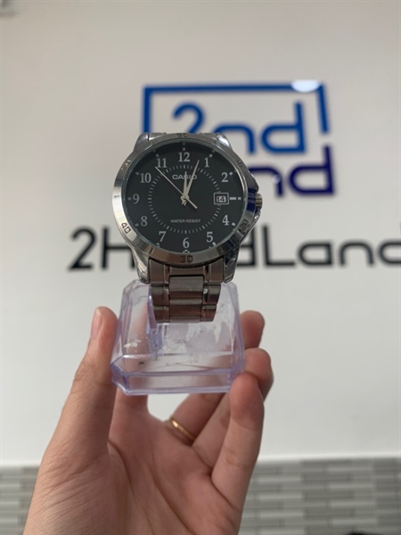 Đồng hồ Casio MTP - V004D - Màu bạc - Ngoại hình: 98% - Box