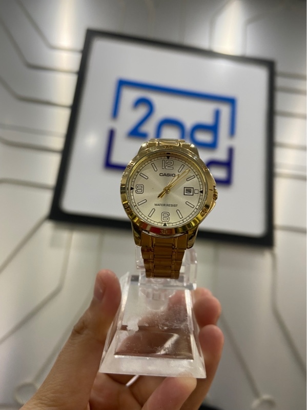Đồng hồ Casio MTP-V004G-7B2UDF - 30mm - Màu vàng - Ngoại hình: 97% - Body