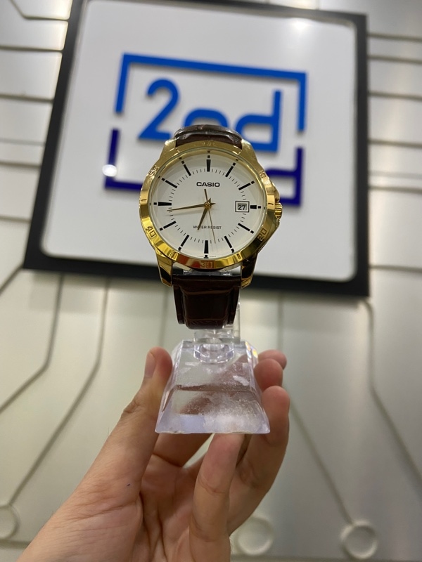 Đồng hồ Casio MTP-V004GL-7A - Màu vàng - Ngoại hình: 98% - Body