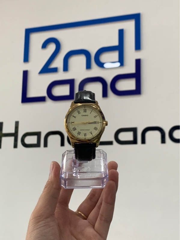 Đồng hồ Casio MTP-V006 - Màu vàng - Ngoại hình: 97% - Mặt trầy - Body